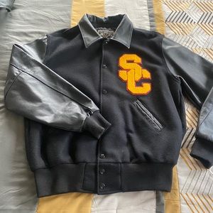 *BACK IN STOCK!*  - USC Letterman Jacket - Holloway Varsity Jacket